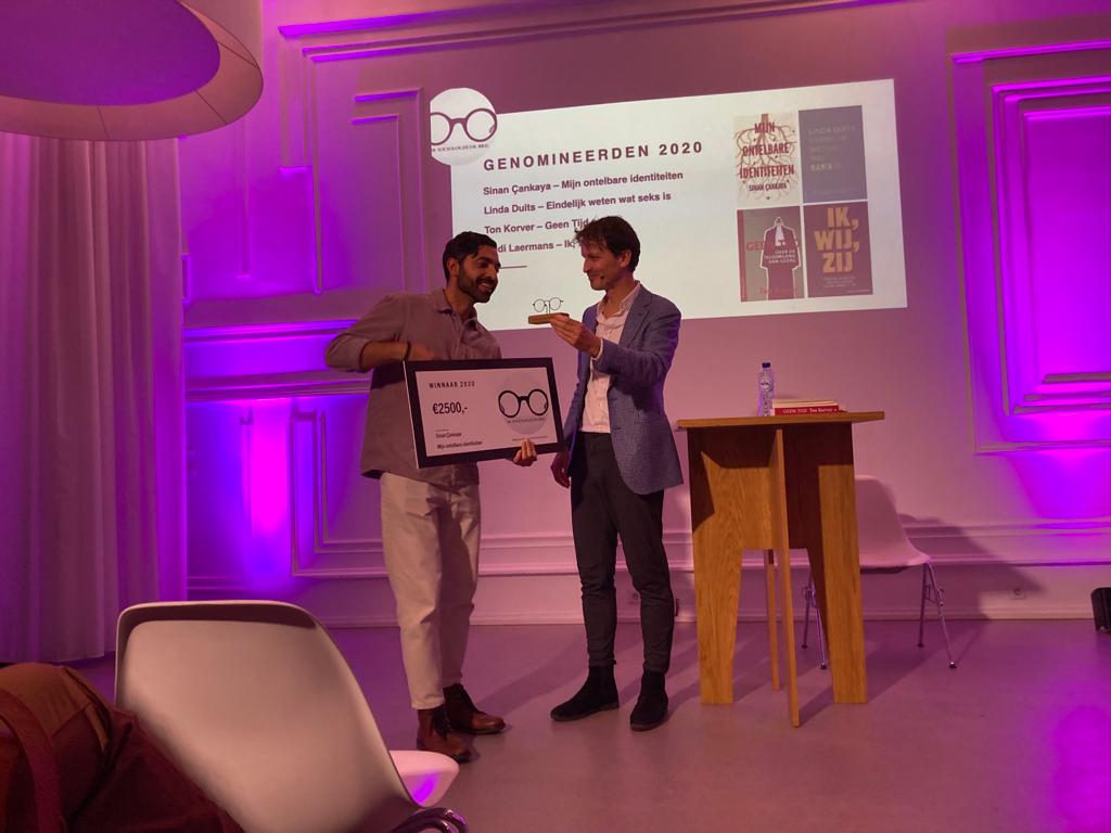 Foto van de uitreiking